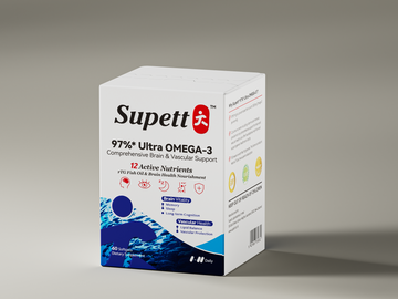Supett 97% Ultra OMEGA-3 – Comprehensive Brain & Vascular Support