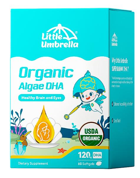 Little Umbrella Organic Algae DHA — key visual