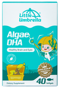 Little Umbrella Algae DHA — front view of packaging