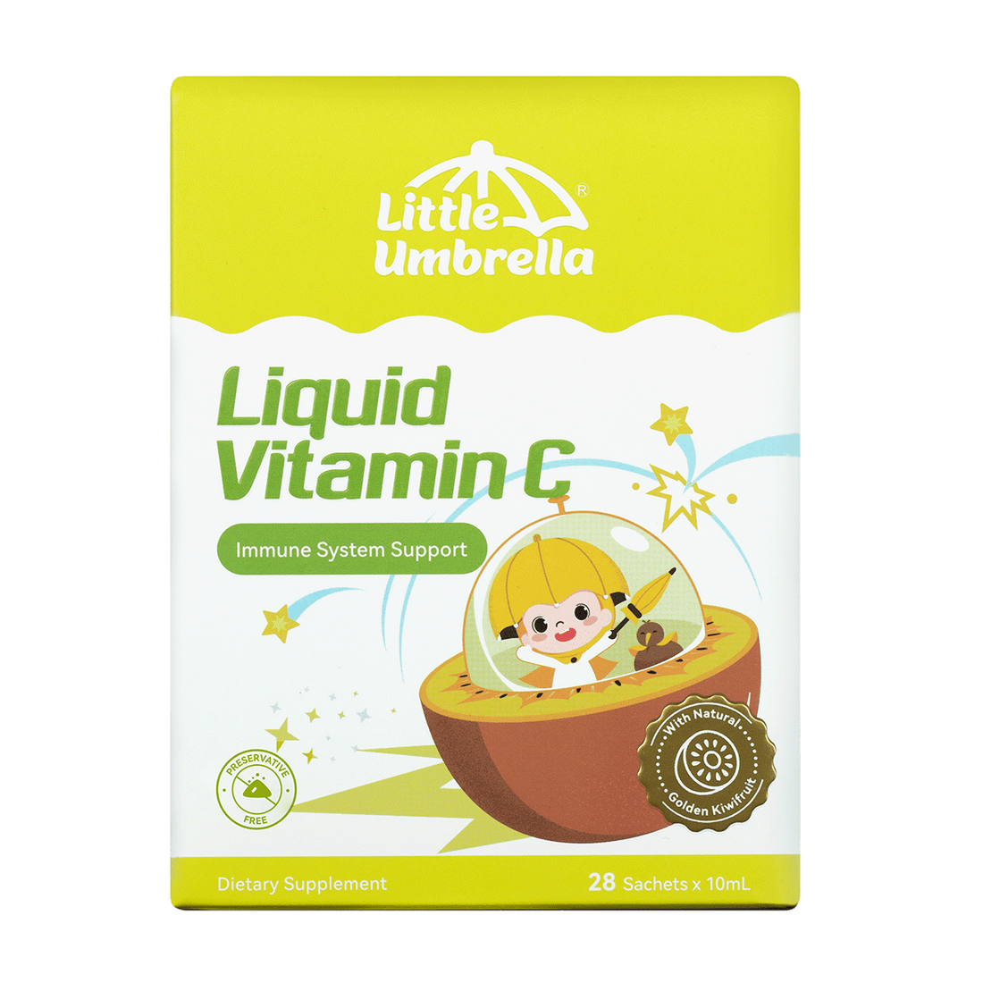 Little Umbrella Liquid Vitamin C — front view of packaging