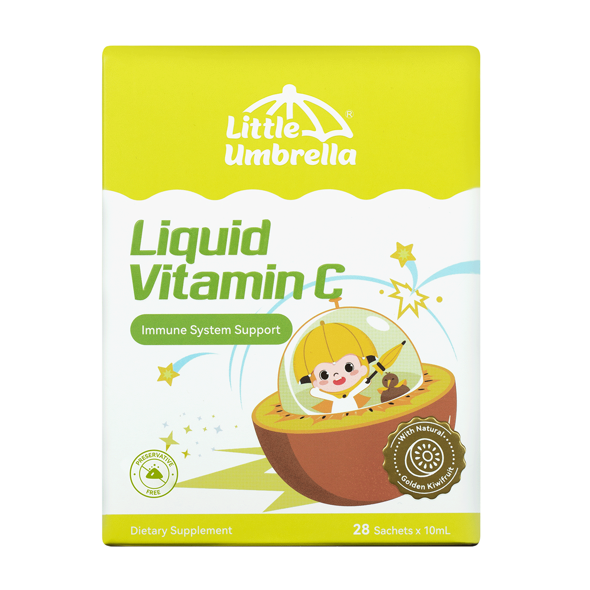 Little Umbrella Liquid Vitamin C — front view of packaging