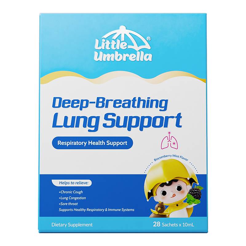 Little Umbrella Deep-Breathing Lung Support — front view of packaging