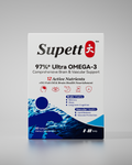 Supett 97% Ultra OMEGA-3 — front view of packaging