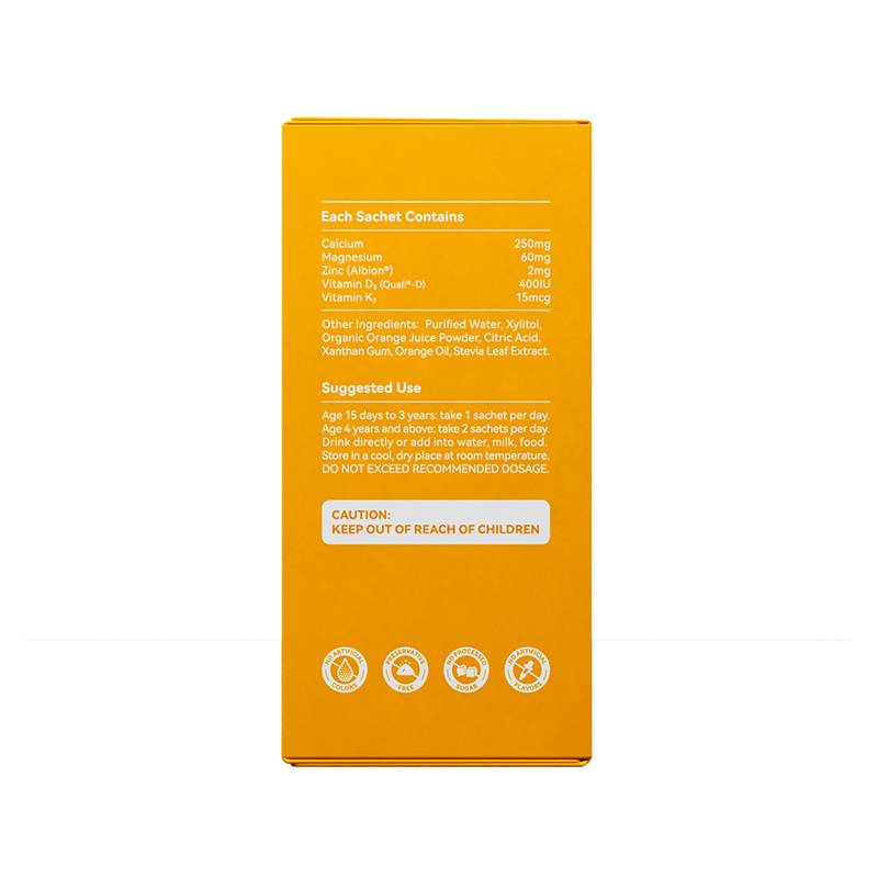 Little Umbrella Liquid Calcium Classic Version — left side view of packaging