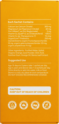 Little Umbrella Liquid Calcium Organic Prebiotic Version — left side view of packaging
