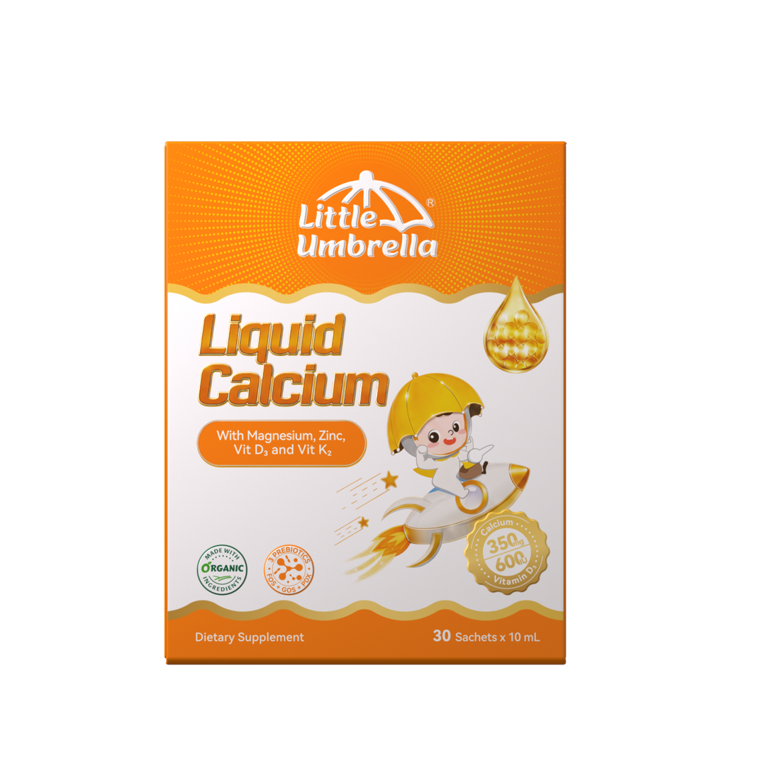 Little Umbrella Liquid Calcium MAX Version — front view of packaging